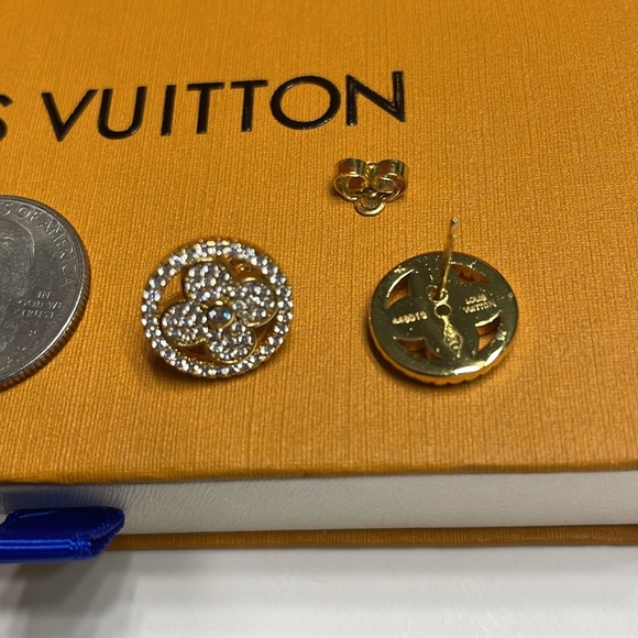 New!  Louis Vuitton Earrings! - Picture 3 of 4